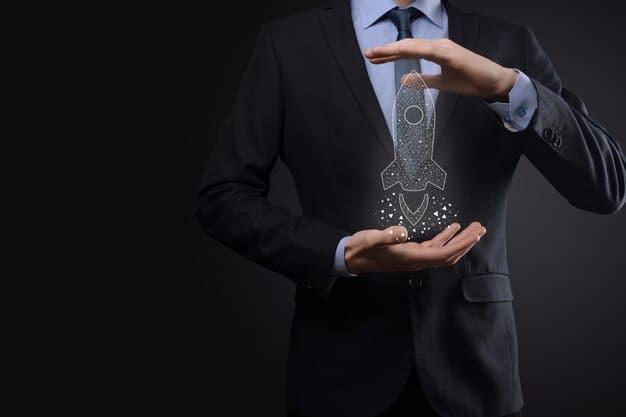 A conceptual image illustrating a businessman handing over a digital key in exchange for a document. This represents the exchange of information and the consent associated with user data under the US data privacy laws. The key is glowing to highlight its importance.