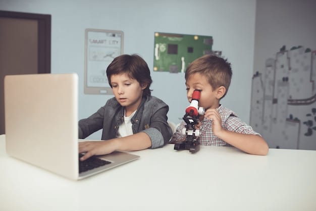 A side-by-side comparison of two classrooms, one well-equipped with modern technology and resources, and the other lacking basic supplies, illustrating the disparities in K-12 education funding.