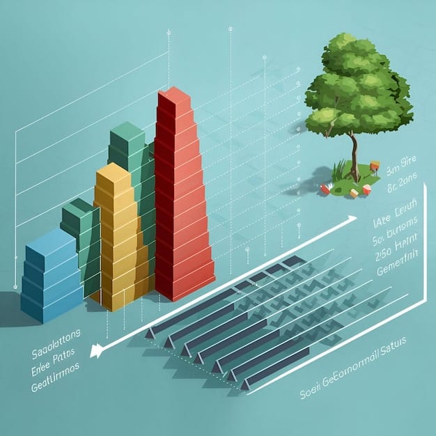 A bar graph illustrating the increase in sustainable investments over the past decade, with a projection of continued growth following the implementation of the Climate Risk Disclosure Rule.