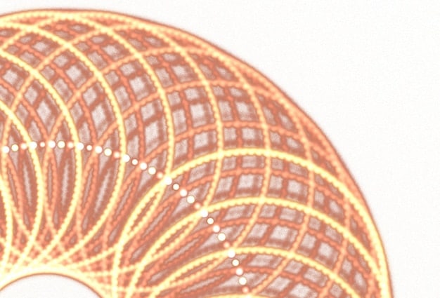 A diagram of an Omega block atmospheric pattern, showing a high-pressure system stalled over a region, with air flowing around it. The diagram illustrates how this pattern can trap hot air and lead to prolonged heatwaves.