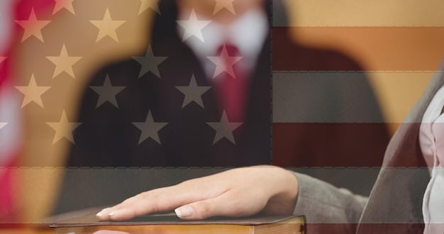 A split image comparing current US immigration policy with a potential policy change, visually represented by contrasting icons and color schemes.