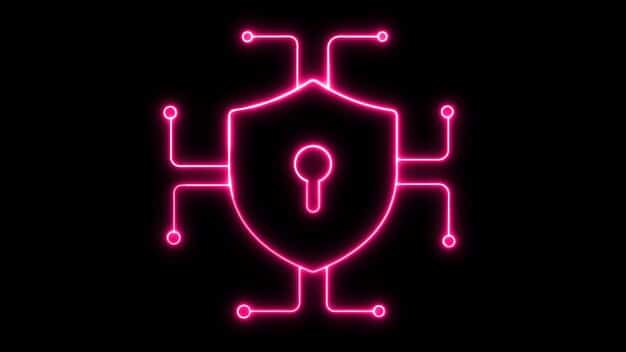 A digital representation of a secure data center with glowing lines representing data flow, protected by a cybersecurity shield icon, illustrating data privacy and security in a smart city context.