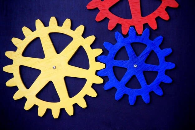 A symbolic image depicting overlapping gears, one larger and diverse, the other smaller and uniform, with shadows casting over some parts, representing the concept of bias in systems. The colors are muted, emphasizing seriousness.