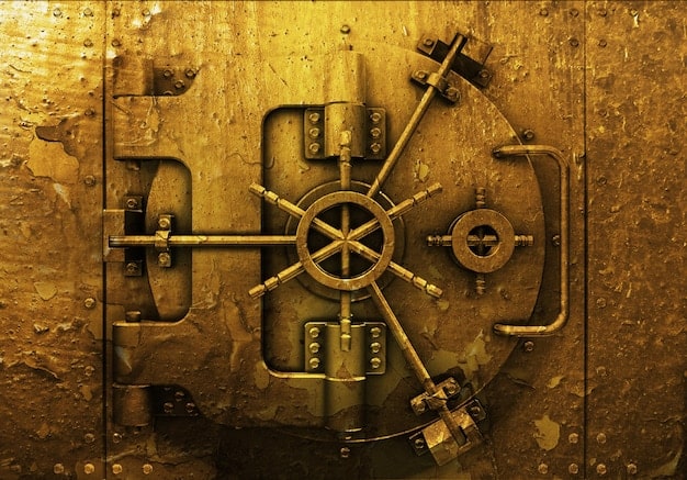 A stylized image depicting a vault with layers of protection, representing trade secrets, alongside symbols of innovation and growth; showcasing the importance of preserving trade secrets for economic development.