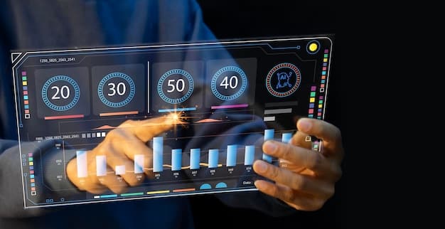 A digital dashboard displaying key performance indicators (KPIs) and project progress, illustrating data-driven decision-making and performance tracking.