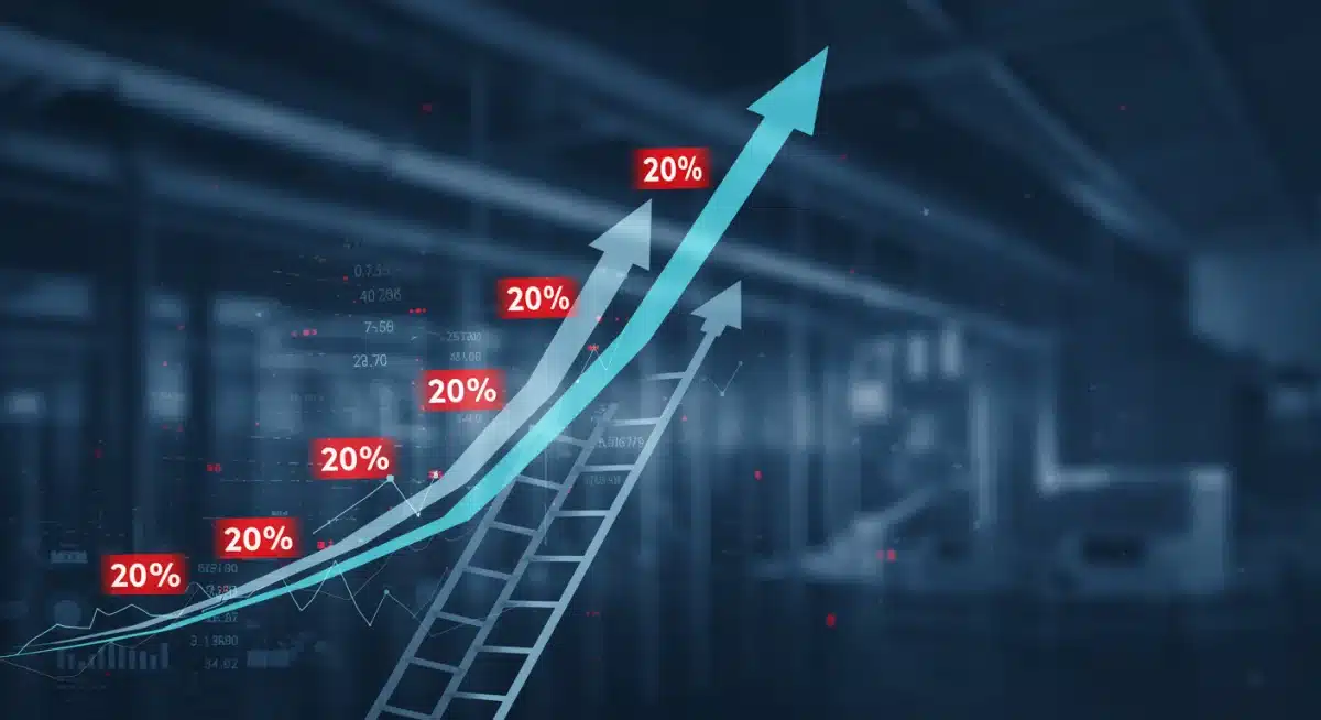 Career ladder illustrating 20% more opportunities in the U.S. tech sector.