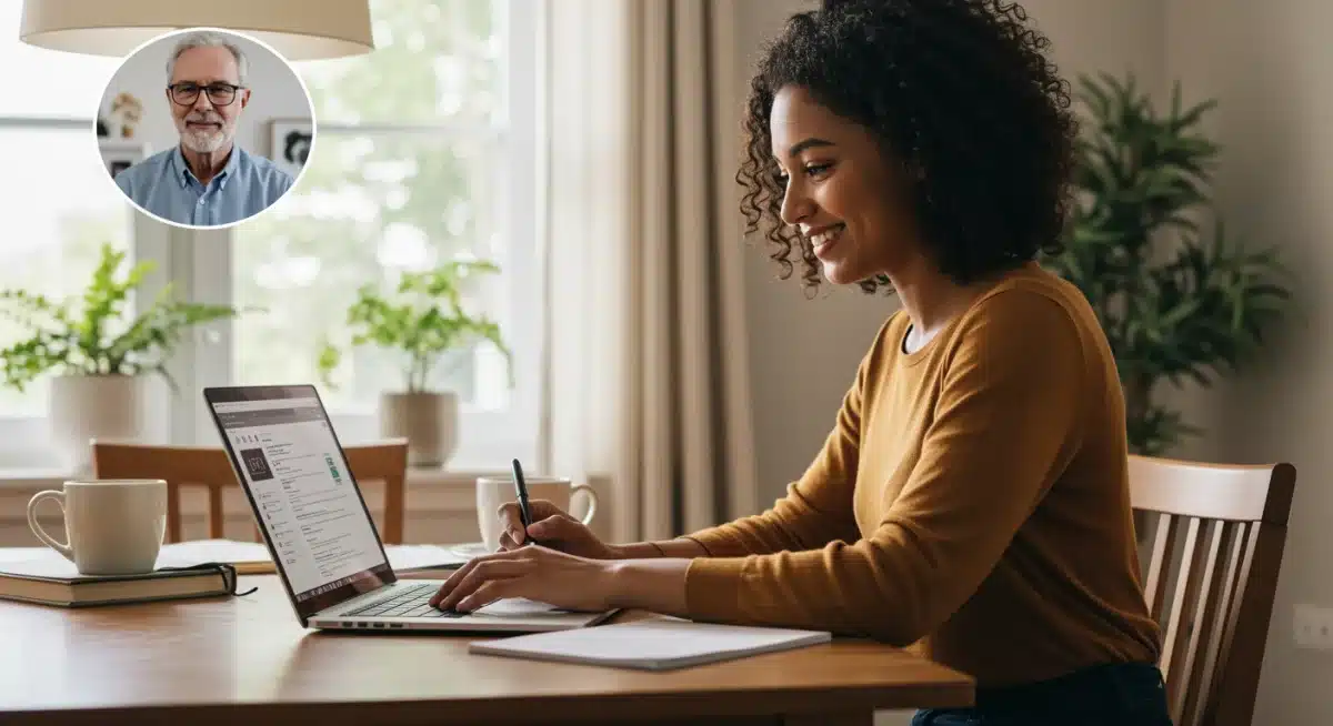 U.S. worker engaged in professional development for future workforce challenges.